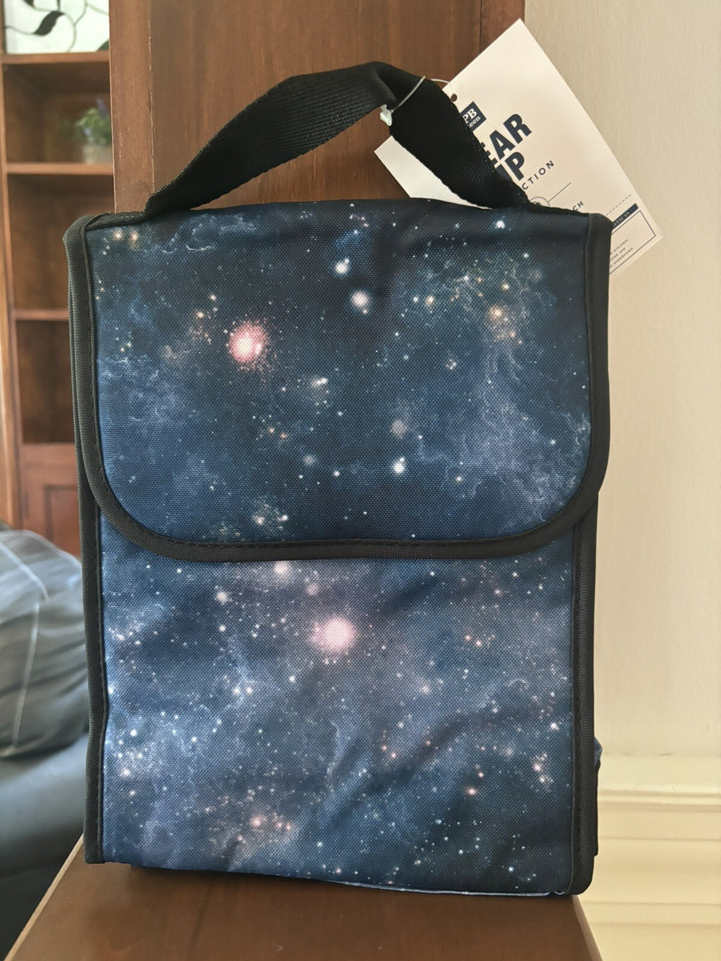 school Pottery Barn LUNCH BAG+utensil Set Disney Solo star wars Galaxy Space .