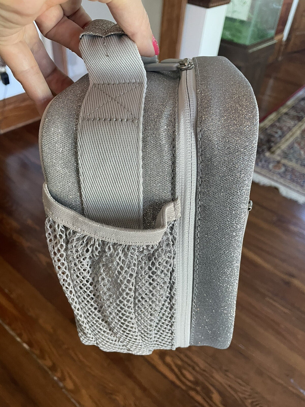 Pottery Barn kid school Disney Glitter backpack Princess+Lunch travel bag girl .