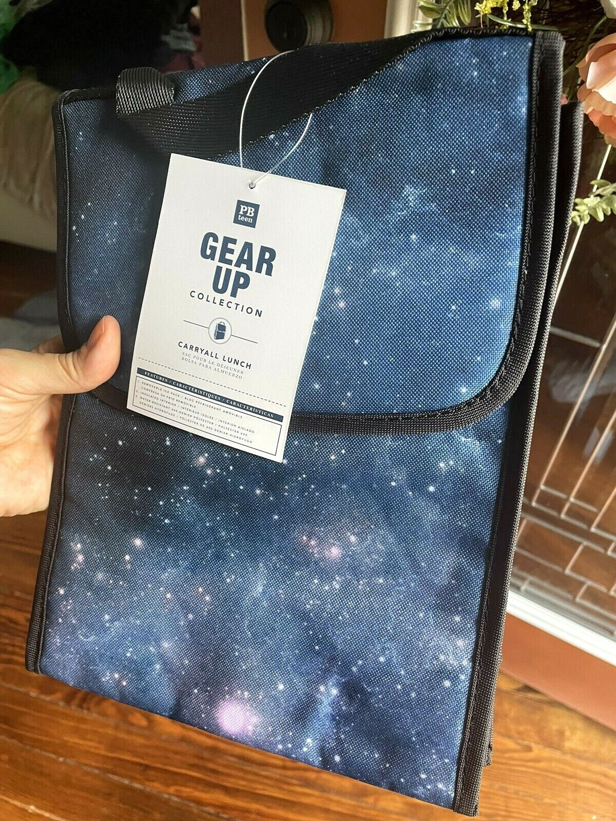 school Pottery Barn LUNCH BAG+utensil Set Disney Solo star wars Galaxy Space .
