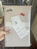 Pottery Barn Belgian Flax Linen Pillow SHAM SET 2 Rose holiday gift =