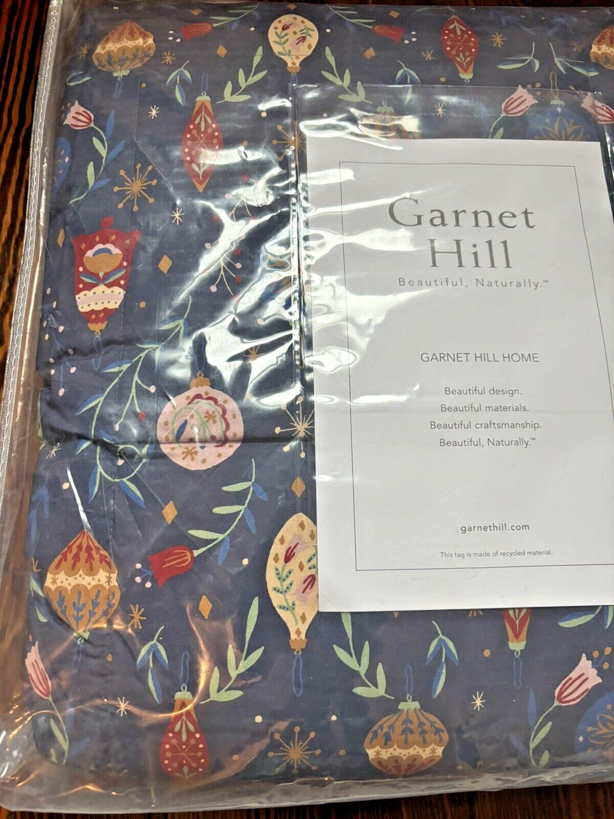 GARNET HILL holiday Blanket Disney Christmas mom school girl party decor guest -