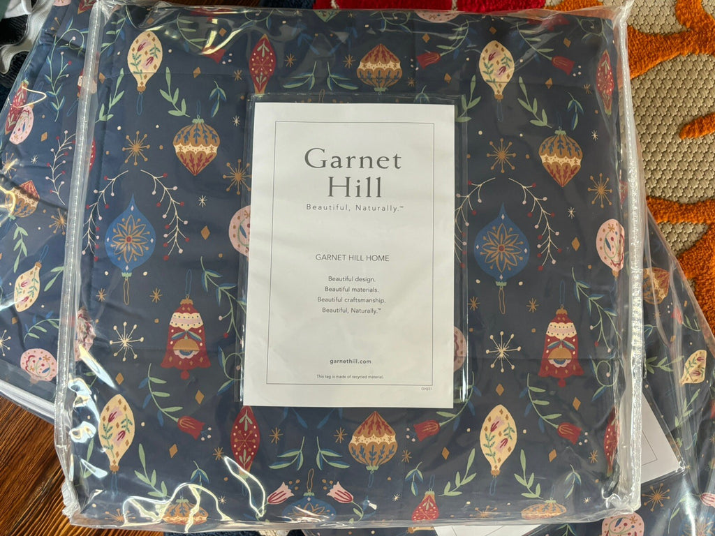 GARNET HILL holiday Blanket Disney Christmas mom school girl party decor guest -