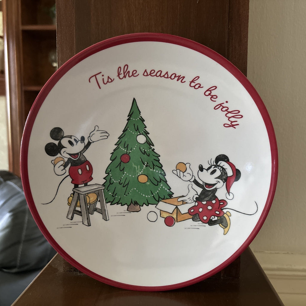 Pottery Barn Mickey Mouse Plate+CUP+PLACE MAT Christmas holiday Disney Gift ??1