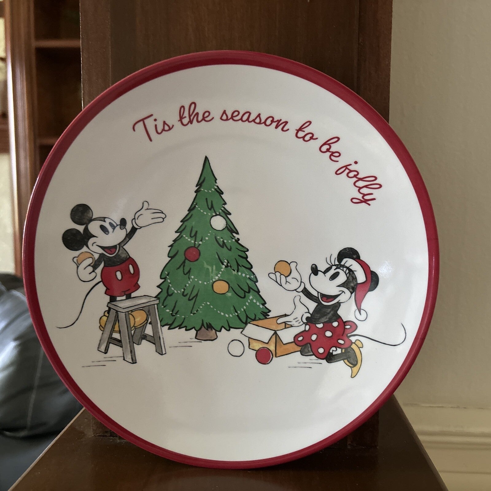 Pottery Barn Mickey Mouse Plate+CUP+PLACE MAT Christmas holiday Disney Gift ??1