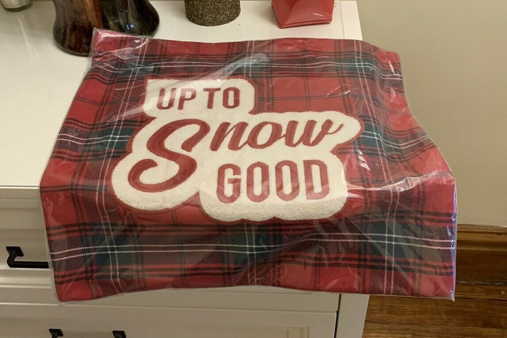 Pottery barn Plaid holiday Pillow Sham Ski lodge party gift school disney n