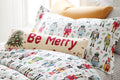 Garnet Hill holiday nutcracker Christmas KING Duvet cover Garland gift party {