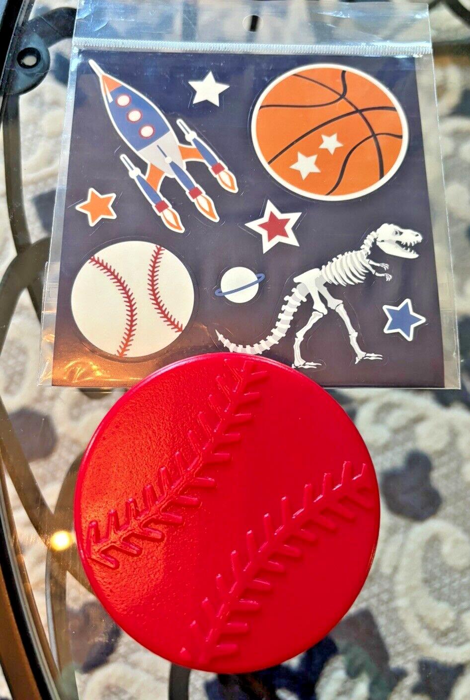 Pottery Barn School Disney Dinosaur Space Baseball rocket bag Set Jurassic ?? -