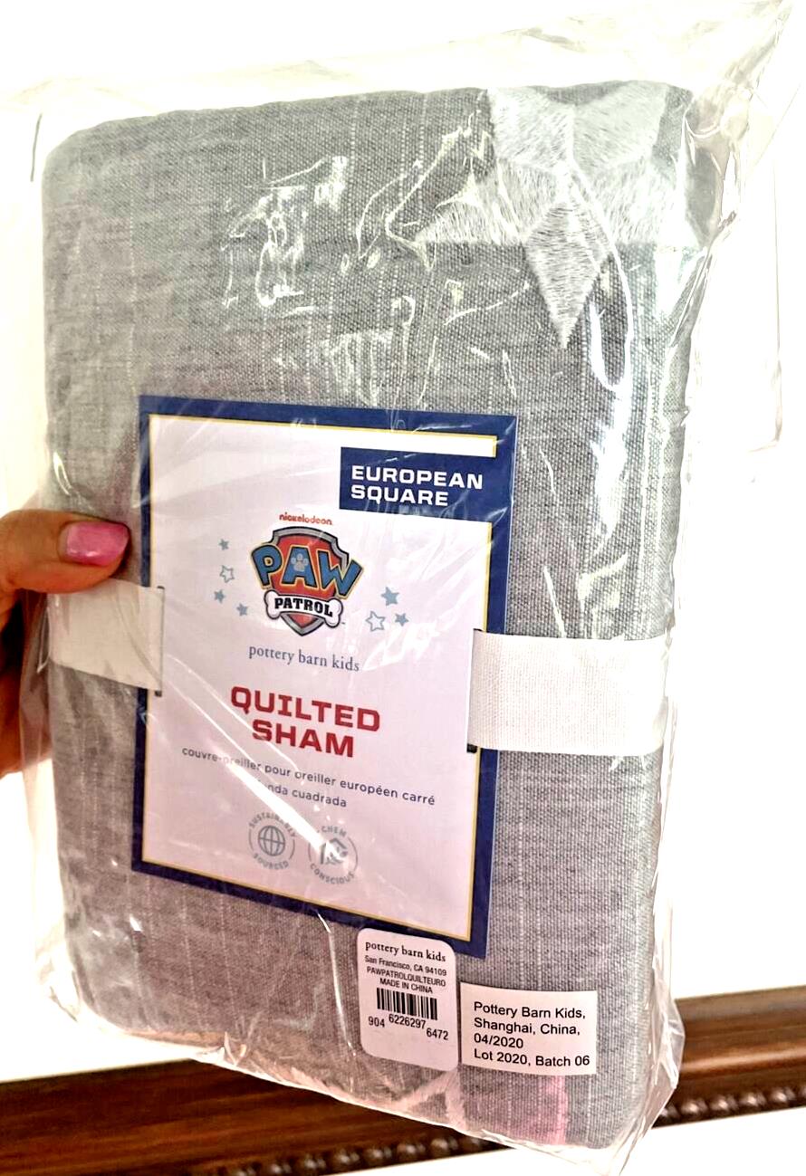 Pottery barn PILLOW Sham star space Paw Patrol school Holiday party Gift kid =