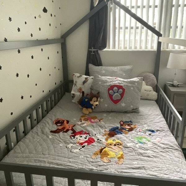 Pottery barn PILLOW Sham star space Paw Patrol school Holiday party Gift kid =
