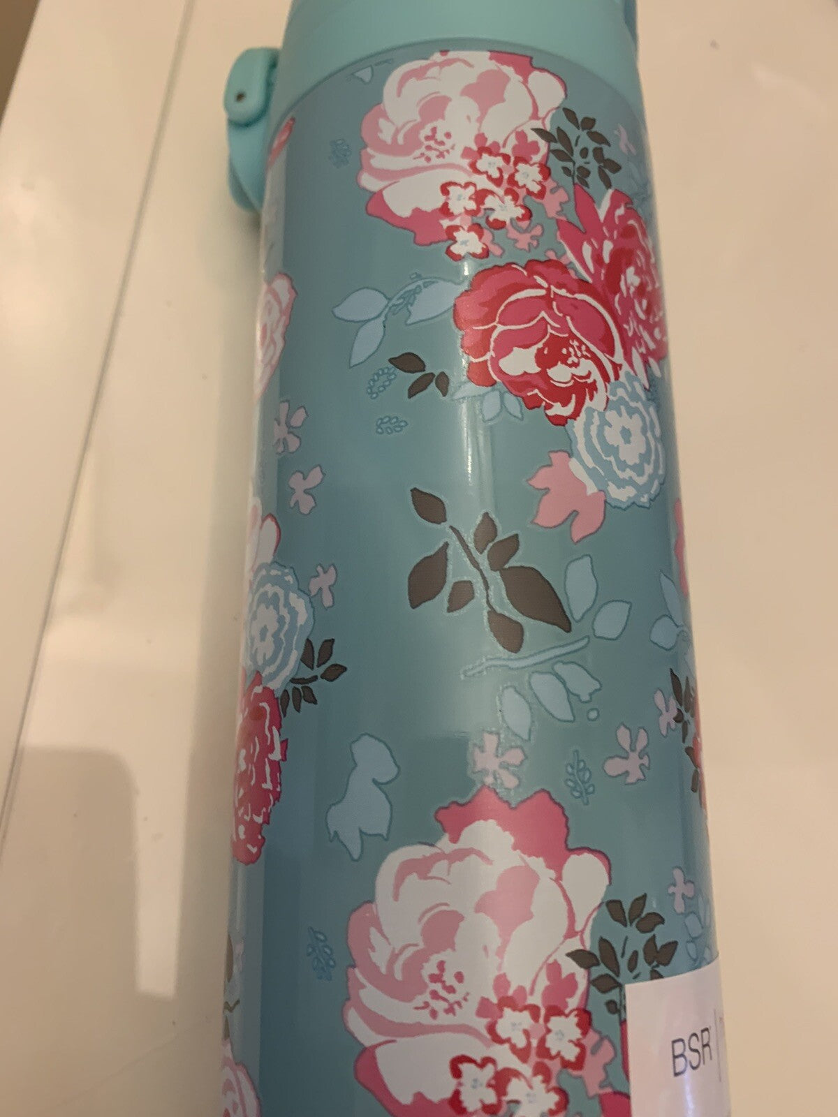 Pottery barn Garden Party Floral LARGE WATER BOTTLE school Travel gift college .