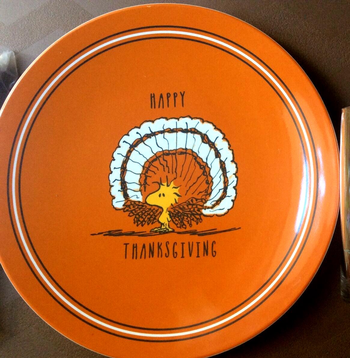 Pottery Barn Snoopy peanuts Disney Holiday gift Thanksgiving Kid Dinner Set 2.
