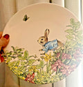 Disney Pottery Barn Peter rabbit PLATE Easter bunny gift garden holiday party 1