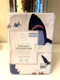 Pottery Barn Disney SHARK holiday gift ocean surf party School Boy Pillowcase 1