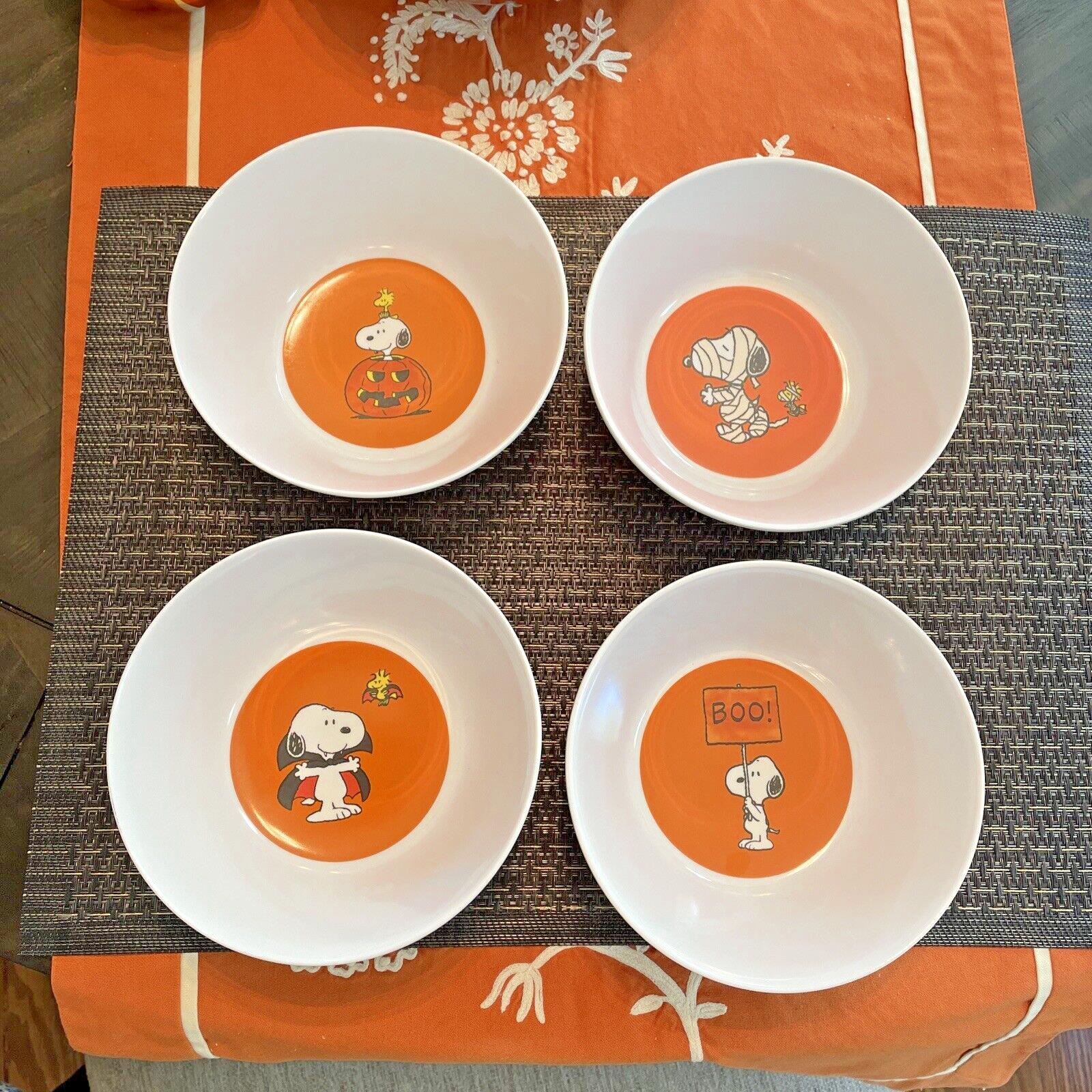 Disney Snoopy Pottery Barn Bowl holiday party Halloween peanuts gift school [