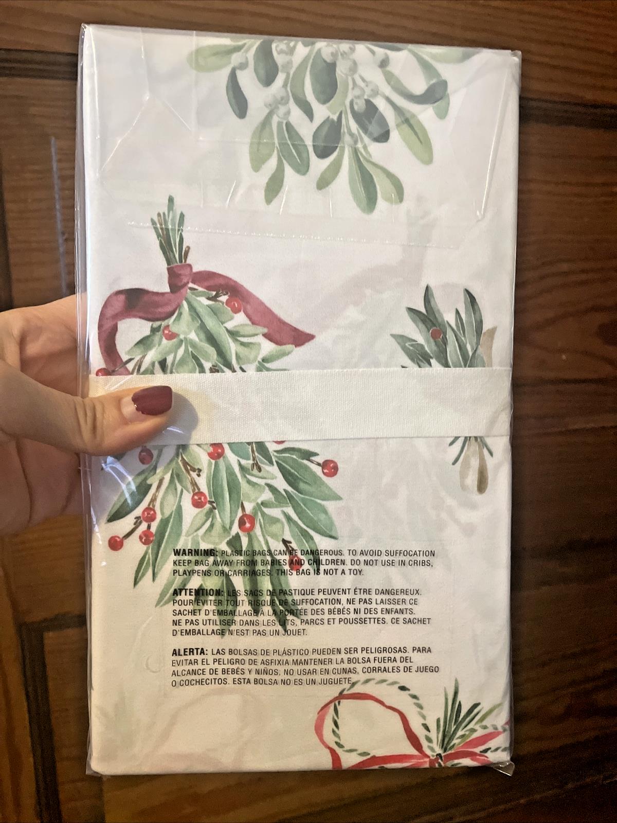 Pottery Barn Disney holiday Christmas tree gift holiday mom pillowcase SET 2 =