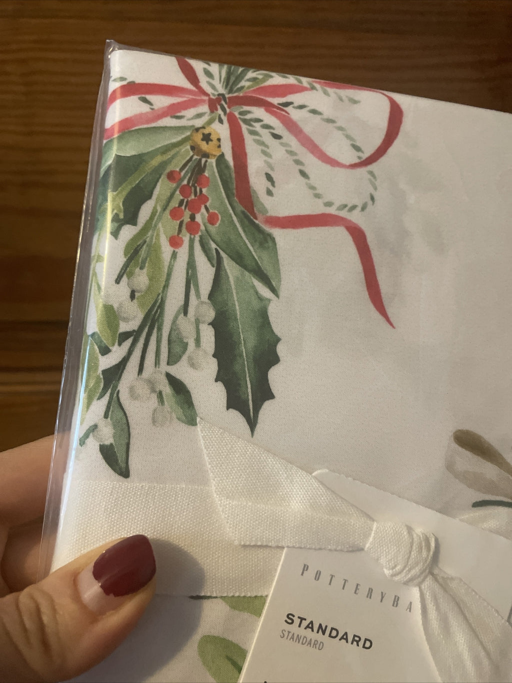 Pottery Barn Disney holiday Christmas tree gift holiday mom pillowcase SET 2 =
