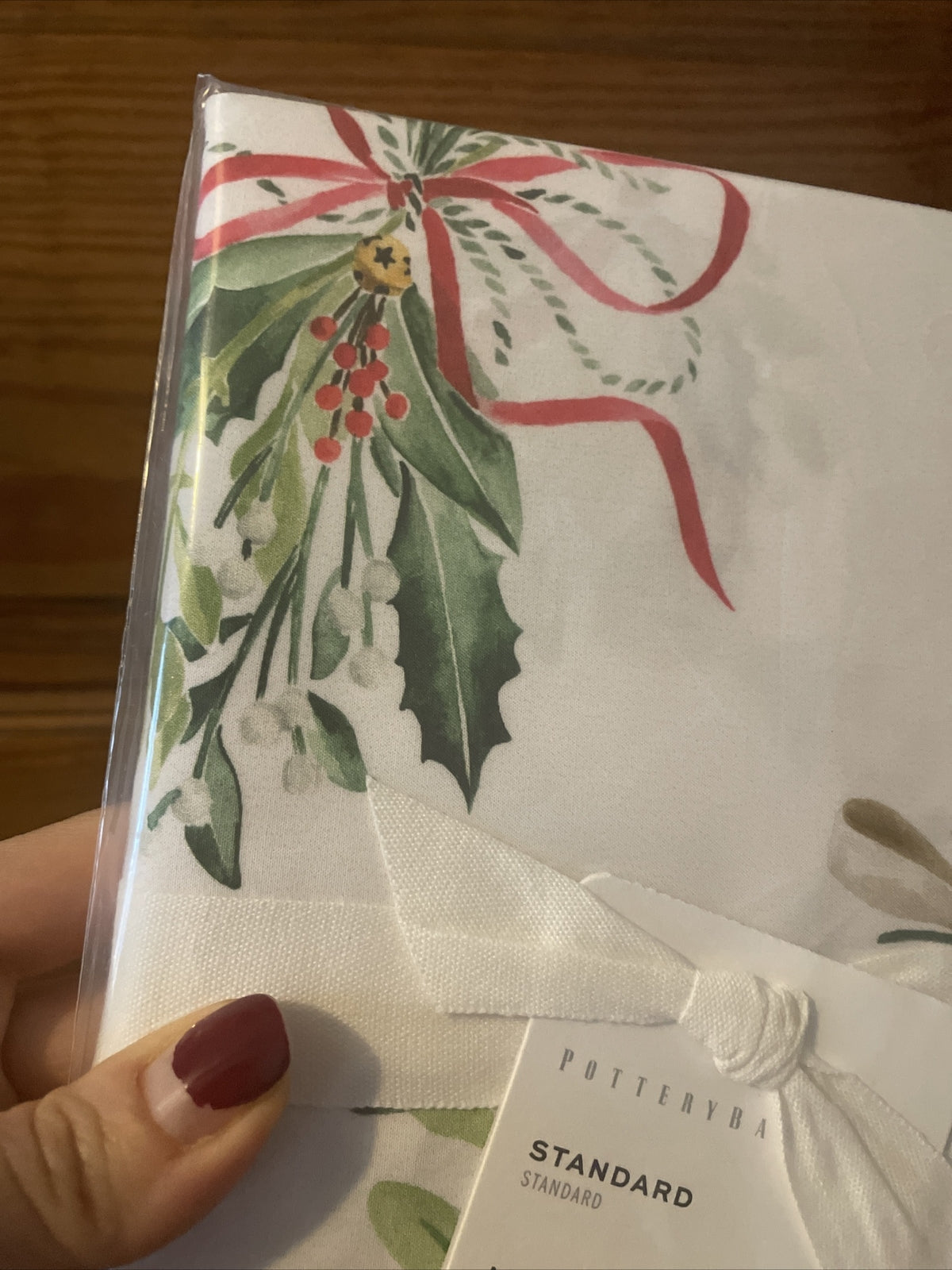 Pottery Barn Disney holiday Christmas tree gift holiday mom pillowcase SET 2 =