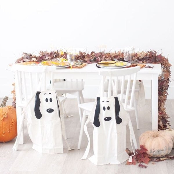Disney Pottery Barn Snoopy peanuts Apron Thanksgiving dog holiday gift school n