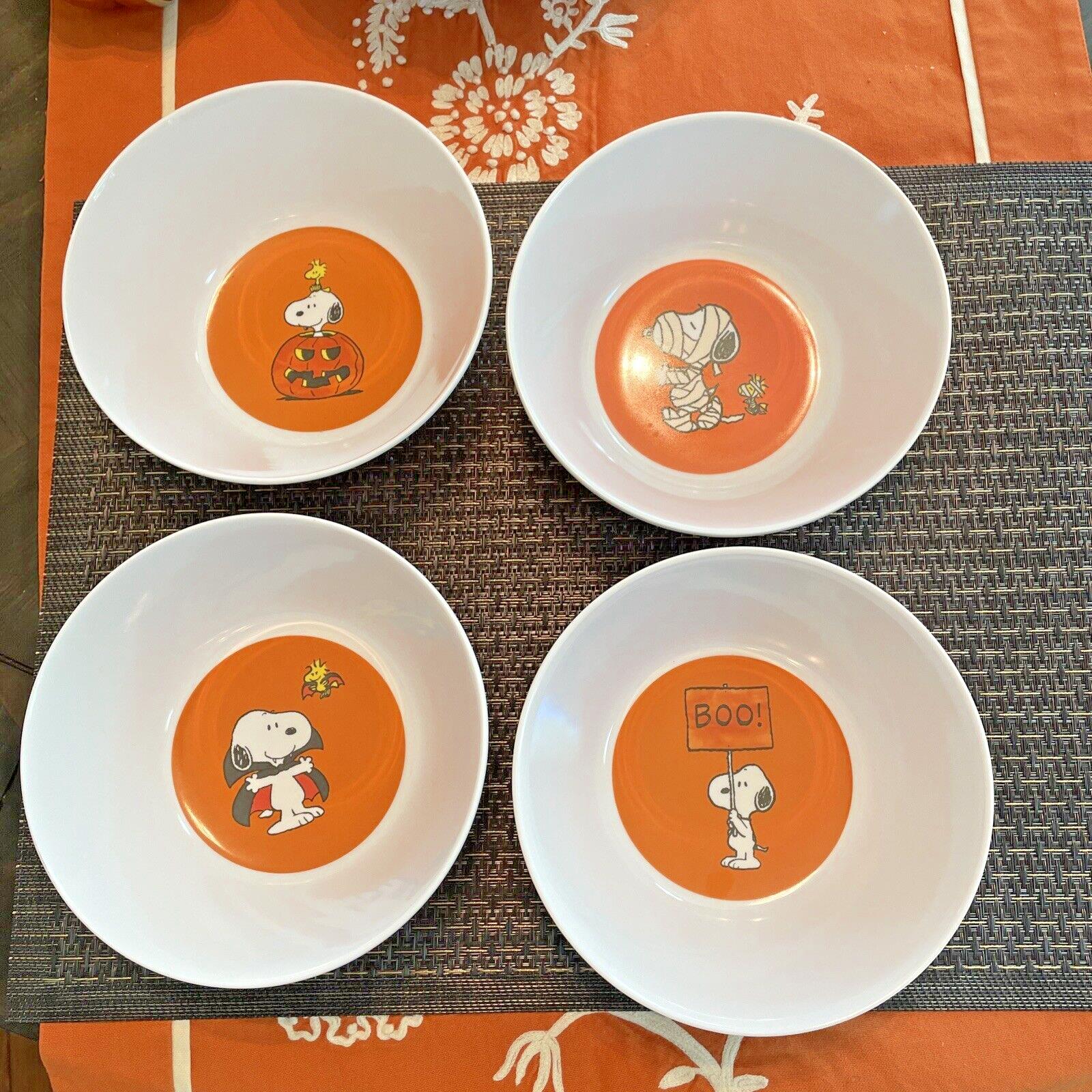 Disney Snoopy Pottery Barn Bowl holiday party Halloween peanuts gift school [