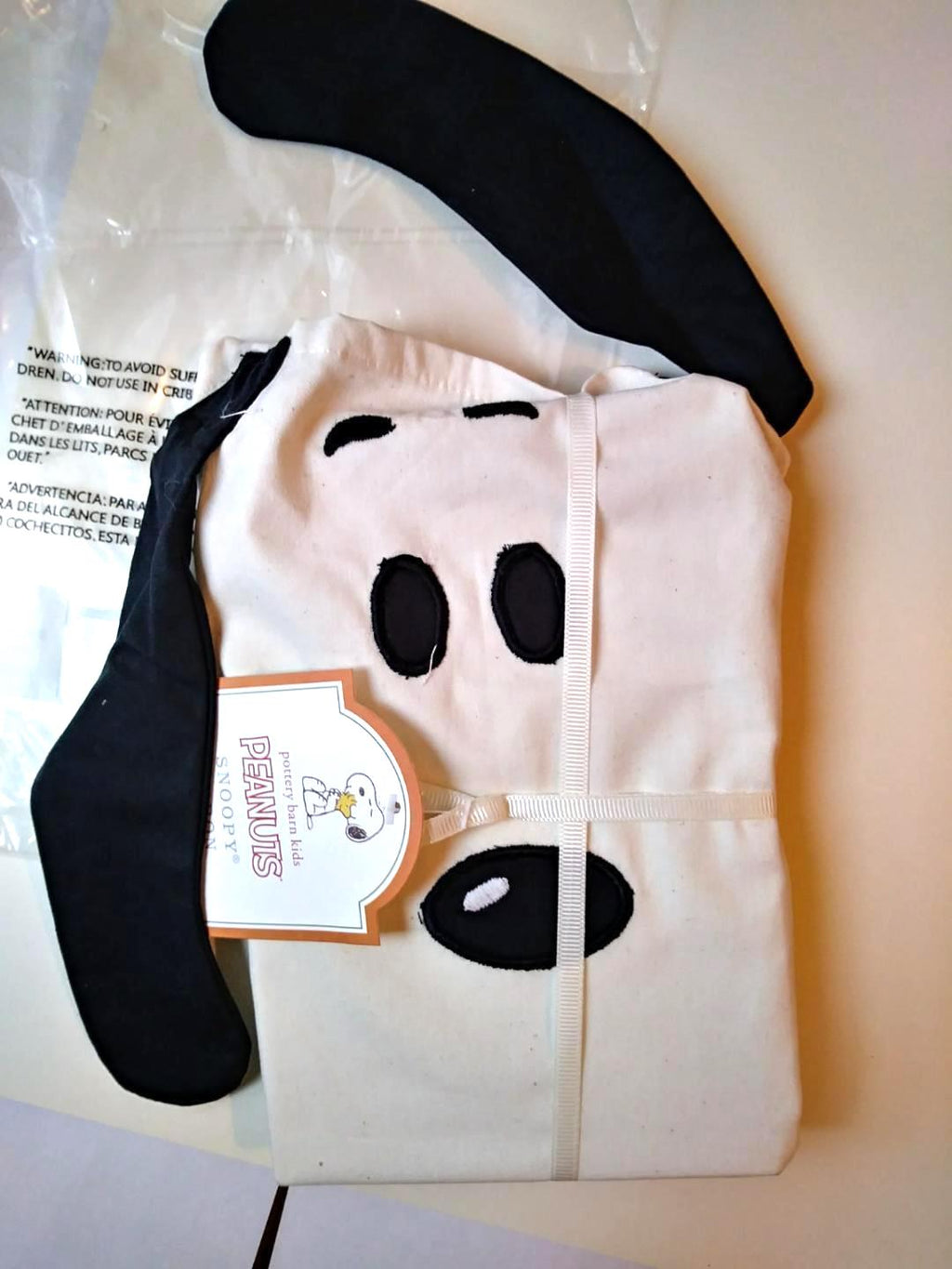 Disney Pottery Barn Snoopy peanuts Apron Thanksgiving dog holiday gift school n