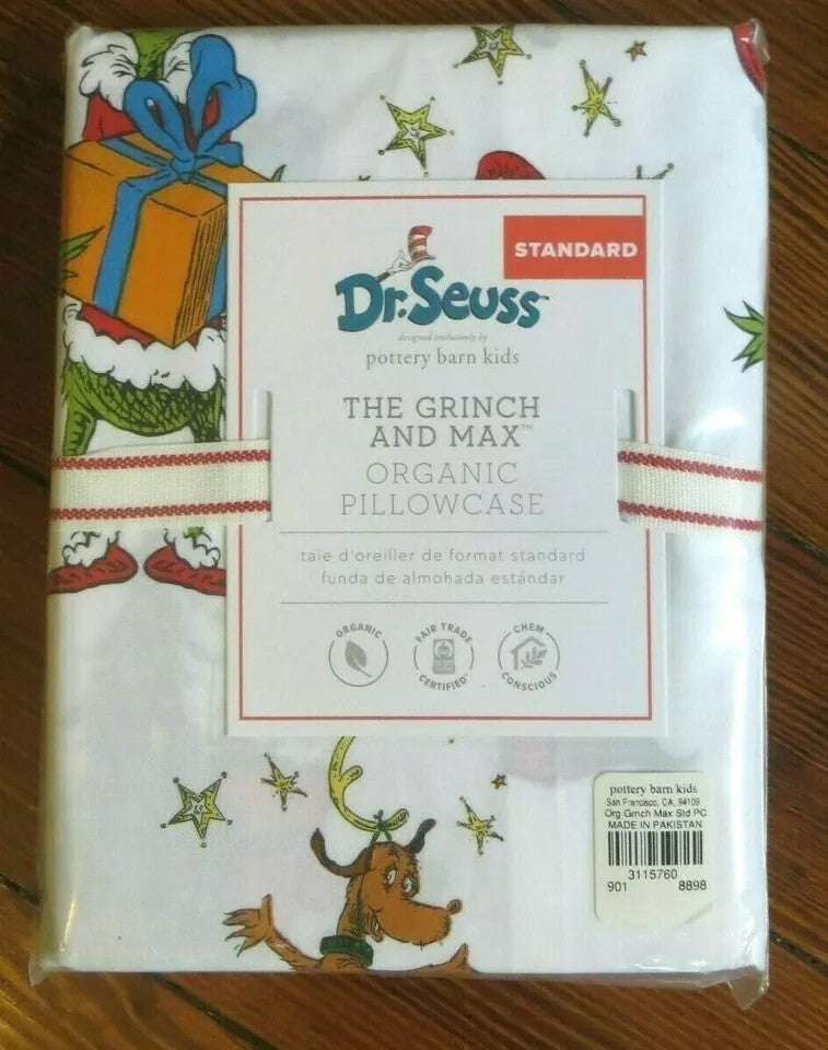 Pottery Barn GRINCH RUDOLPH Santa Christmas Seuss Holiday Gift party disney q