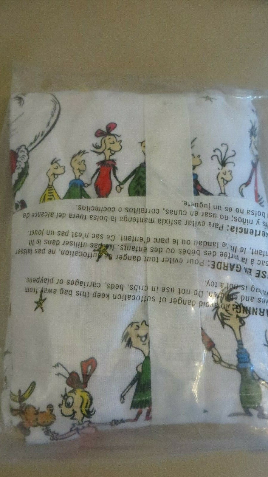 Disney GRINCH Disney Pottery Barn CHRISTMAS Dog Pajama Shirt PJ Seuss SIZE 4 '