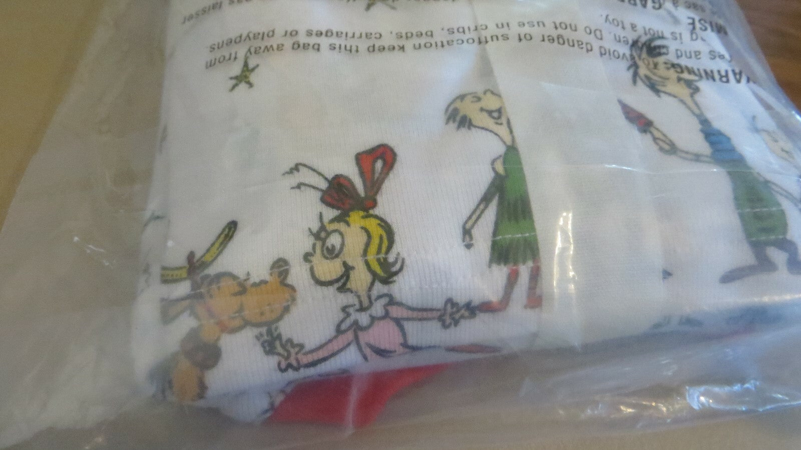 Disney GRINCH Disney Pottery Barn CHRISTMAS Dog Pajama Shirt PJ Seuss SIZE 4 '