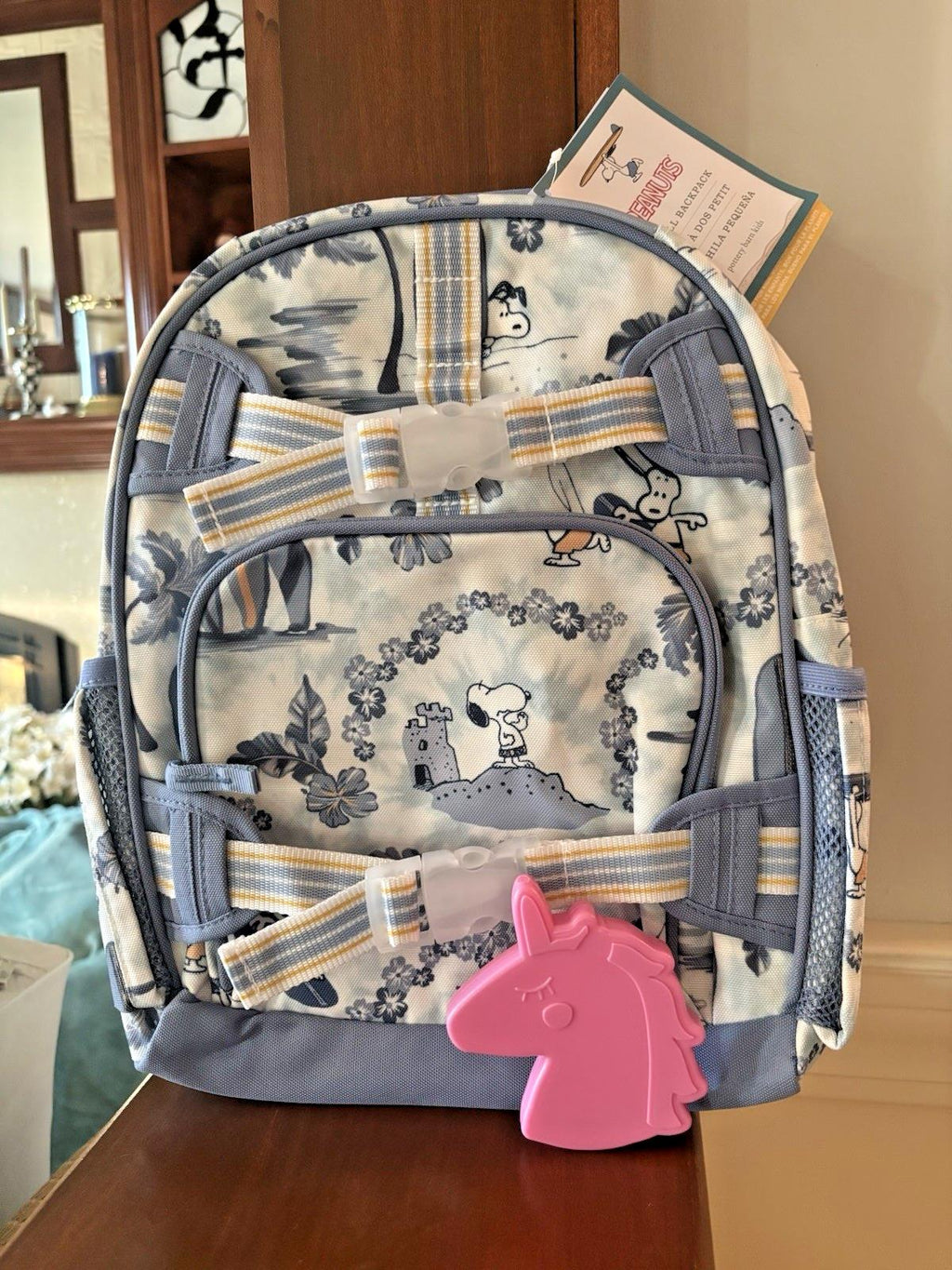 Pottery Barn school SNOOPY Disney Backpack Peanuts beach Travel bag pre k kids n