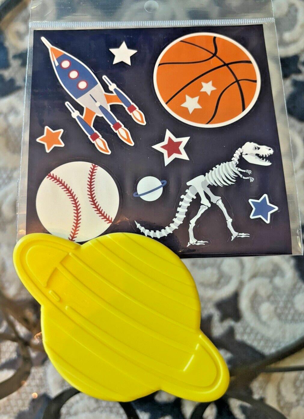 School Pottery Barn Disney Space Baseball Dinosaur boy Set Jurassic set+ ICE ??