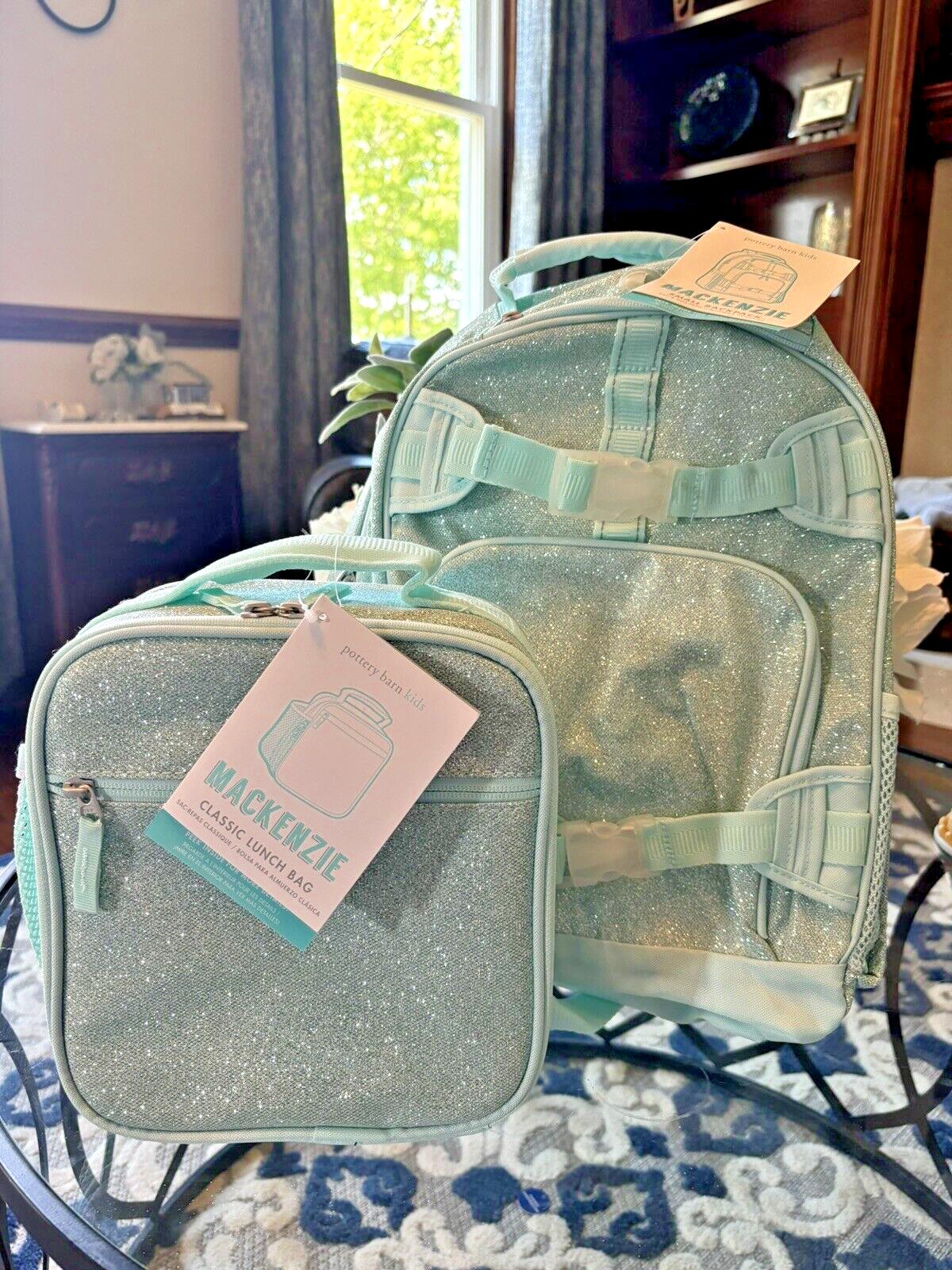 Pottery Barn School BACKPACK LUNCH WATER Didney Frozen glitter travel set girl 3