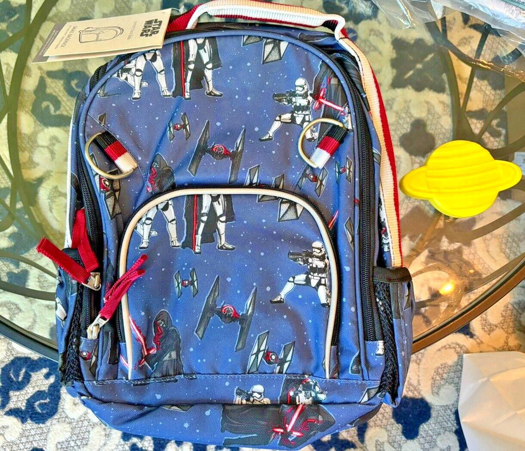 Pottery Barn School STAR WARS BACKPACK Disney Kylo Ren Solo Travel Bag SET Boy .