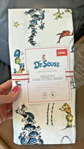Pottery barn Disney Toddler SHEET baby crib Seuss Holiday Gift school pre-k  q