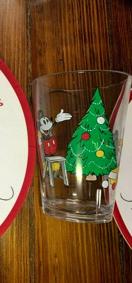 Pottery Barn holiday Christmas Mickey Mouse Minnie Disney party Kid Cup Set 4