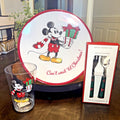 Pottery Barn Disney Mickey Mouse DINNER SET PLATE Christmas holiday party Gift