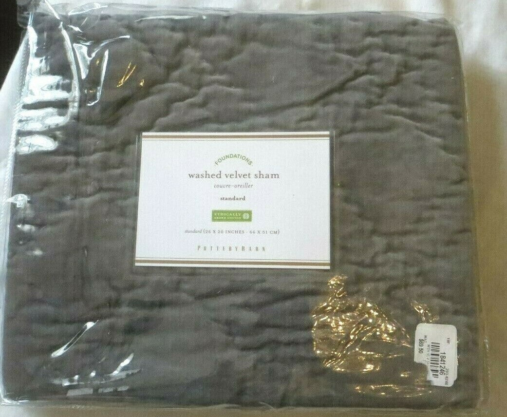 Pottery Barn holiday Disney pillow Cover Sham Velvet Silk gray party gift dorm 1