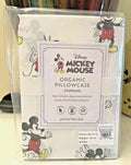 Disney Pottery Barn Mickey Mouse holiday PILLOW case birthday party school kid q