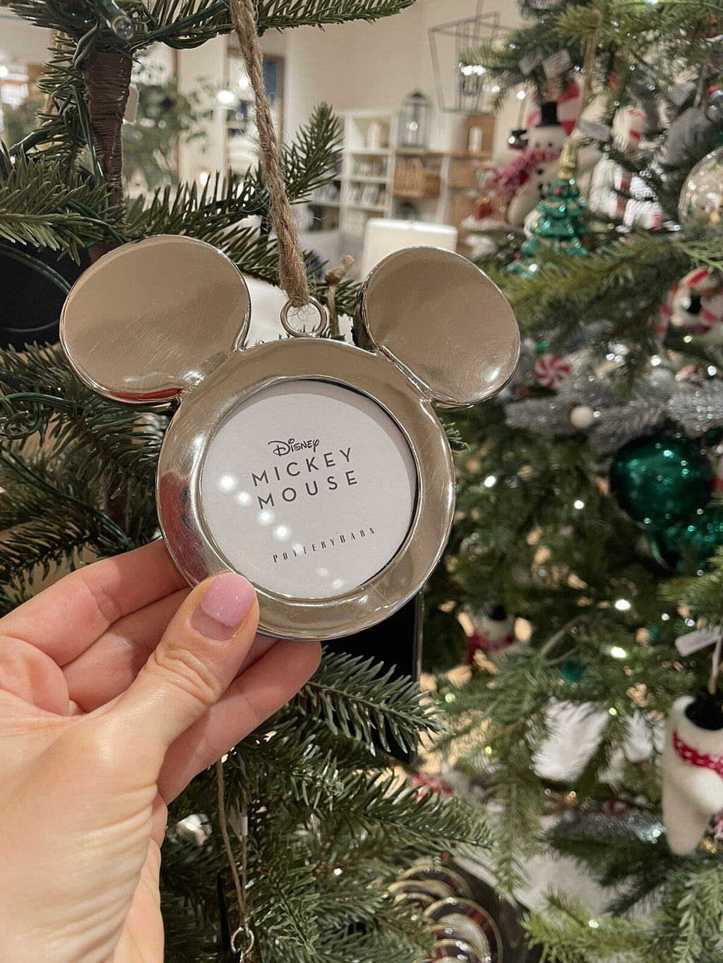 Pottery Barn Disney Mickey Mouse Christmas Stocking Ornament Holiday gift kids =