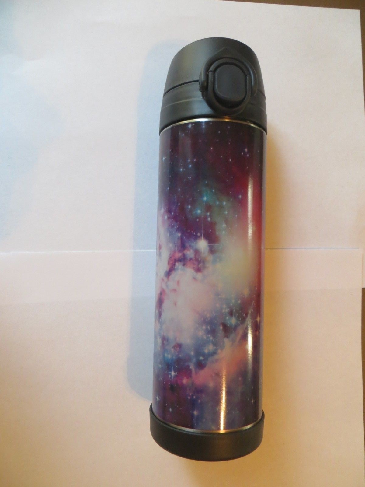 Pottery barn Disney WATER BOTTLE LARGE Galaxy 17 oz school Super nova space .