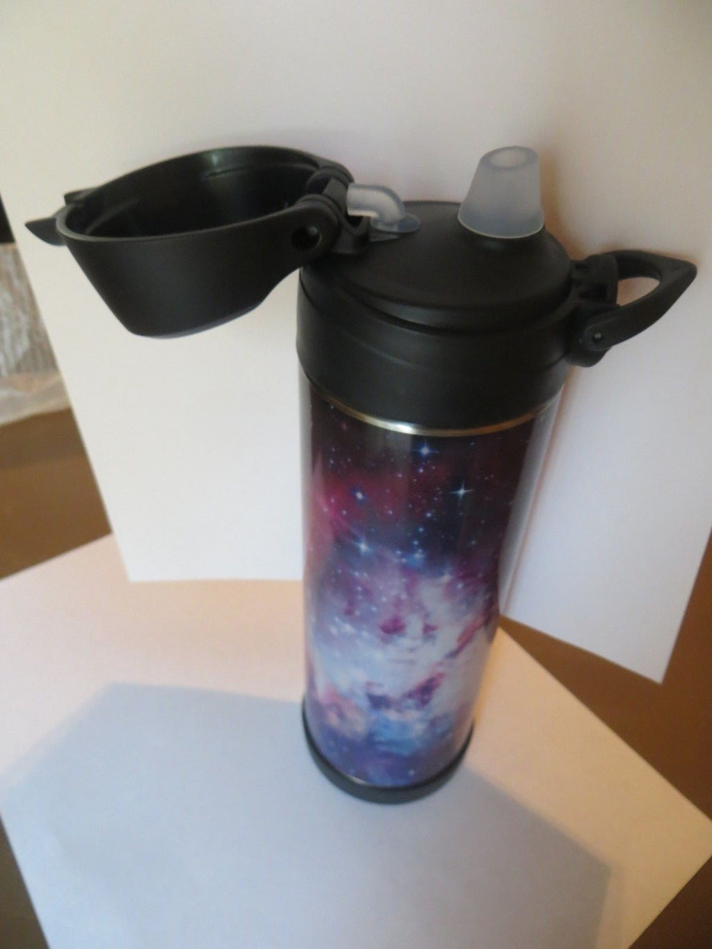 Pottery barn Disney WATER BOTTLE LARGE Galaxy 17 oz school Super nova space .