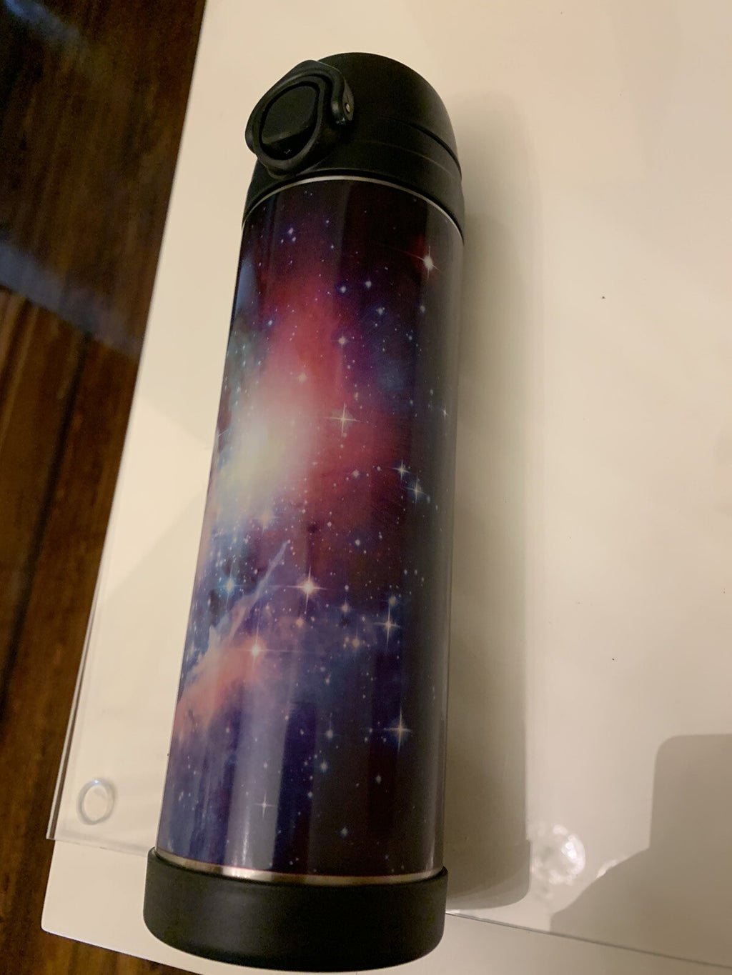 Pottery barn Disney WATER BOTTLE LARGE Galaxy 17 oz school Super nova space .