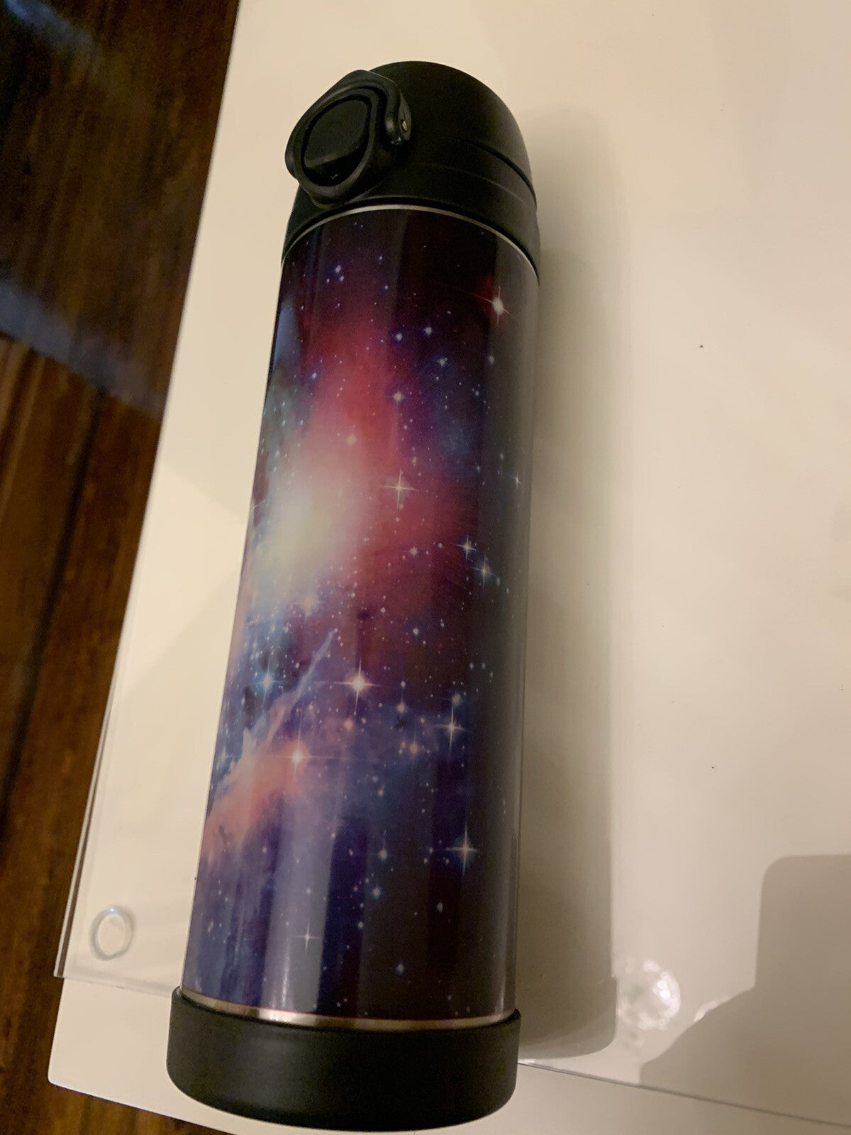 Pottery barn Disney WATER BOTTLE LARGE Galaxy 17 oz school Super nova space .