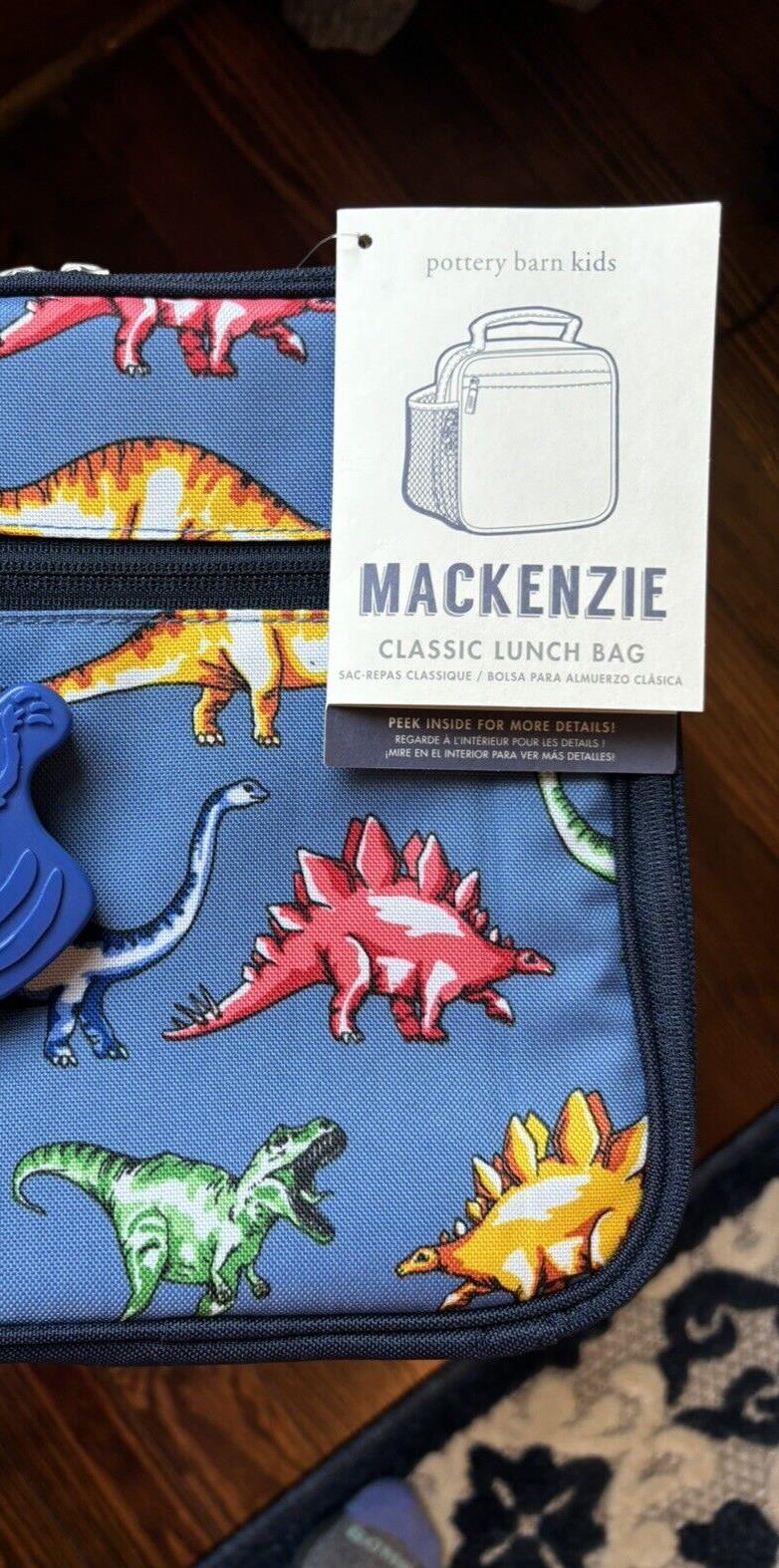 School Disney Pottery barn LUNCH Box WATER Dinosaur Bag gift boy travel  SET ??