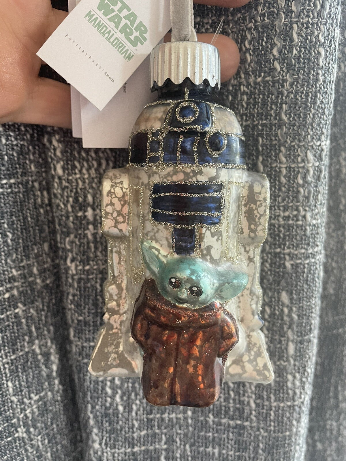 Disney pottery barn Star wars Holiday ornament Light Christmas gift party kids m