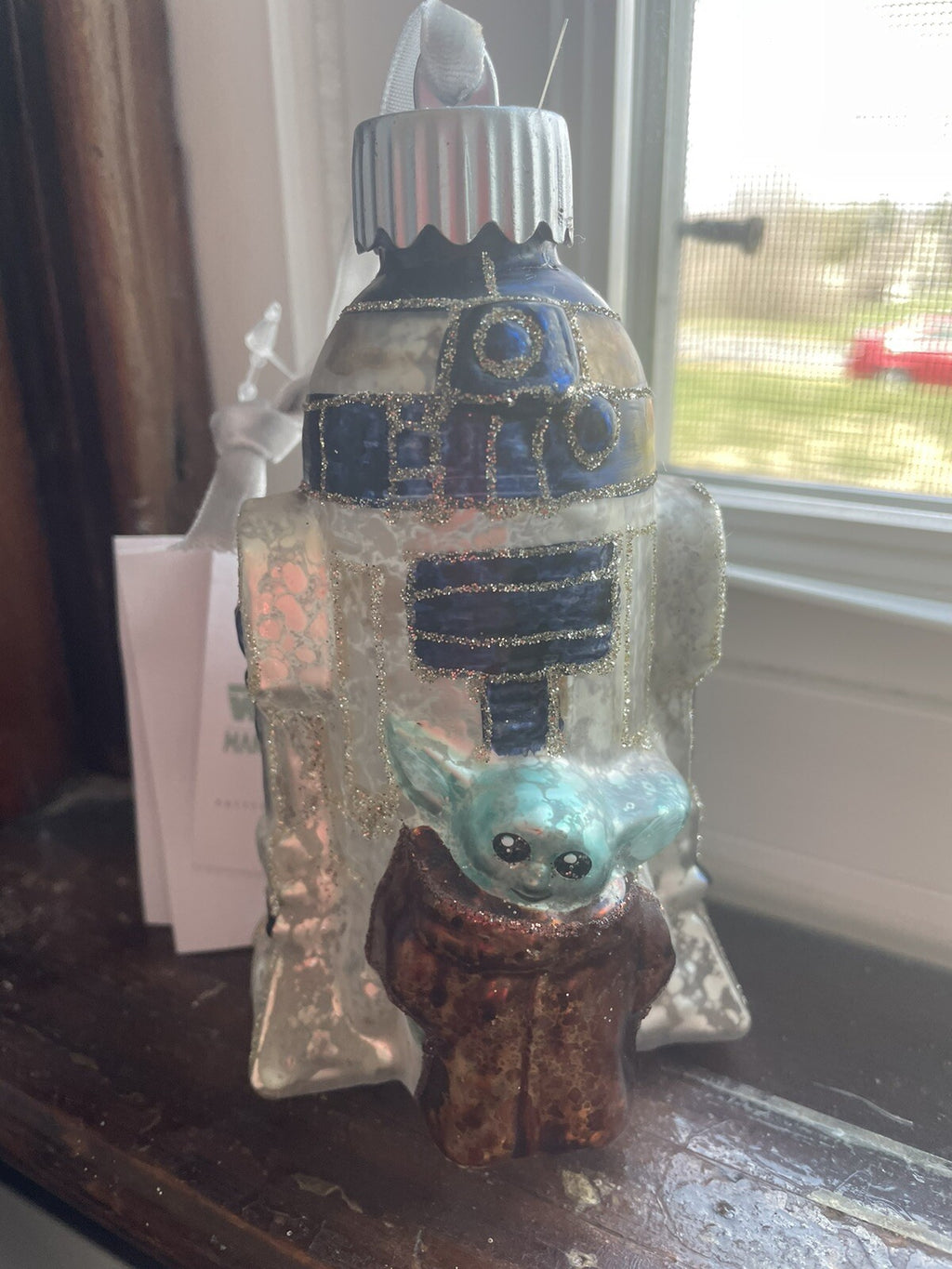 Disney pottery barn Star wars Holiday ornament Light Christmas gift party kids m