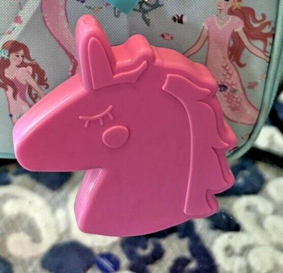 Pottery Barn LUNCH BOX BAG Disney School +WATER BOTTLE+ICE rainbow pink set .