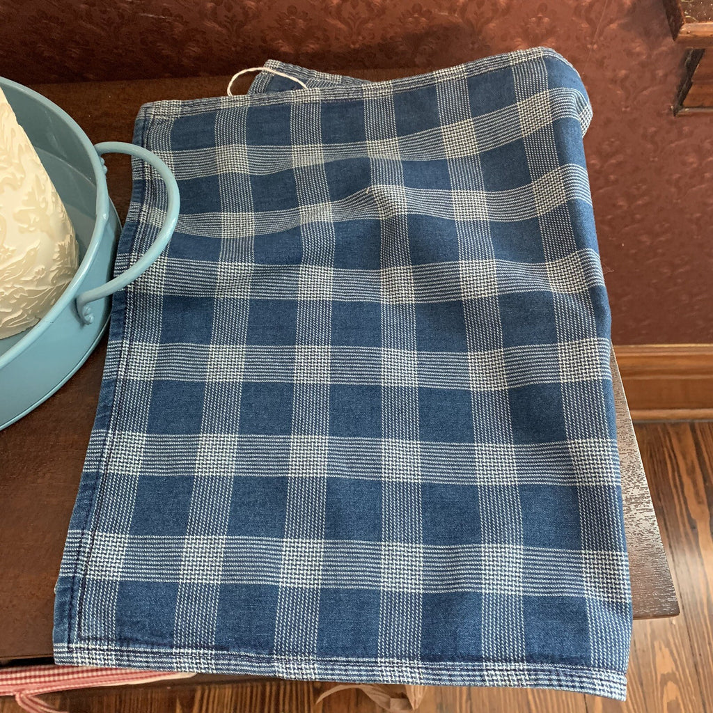 Pottery Barn Plaid Pillow Sham Disney holiday party gift blue check buffalo 1