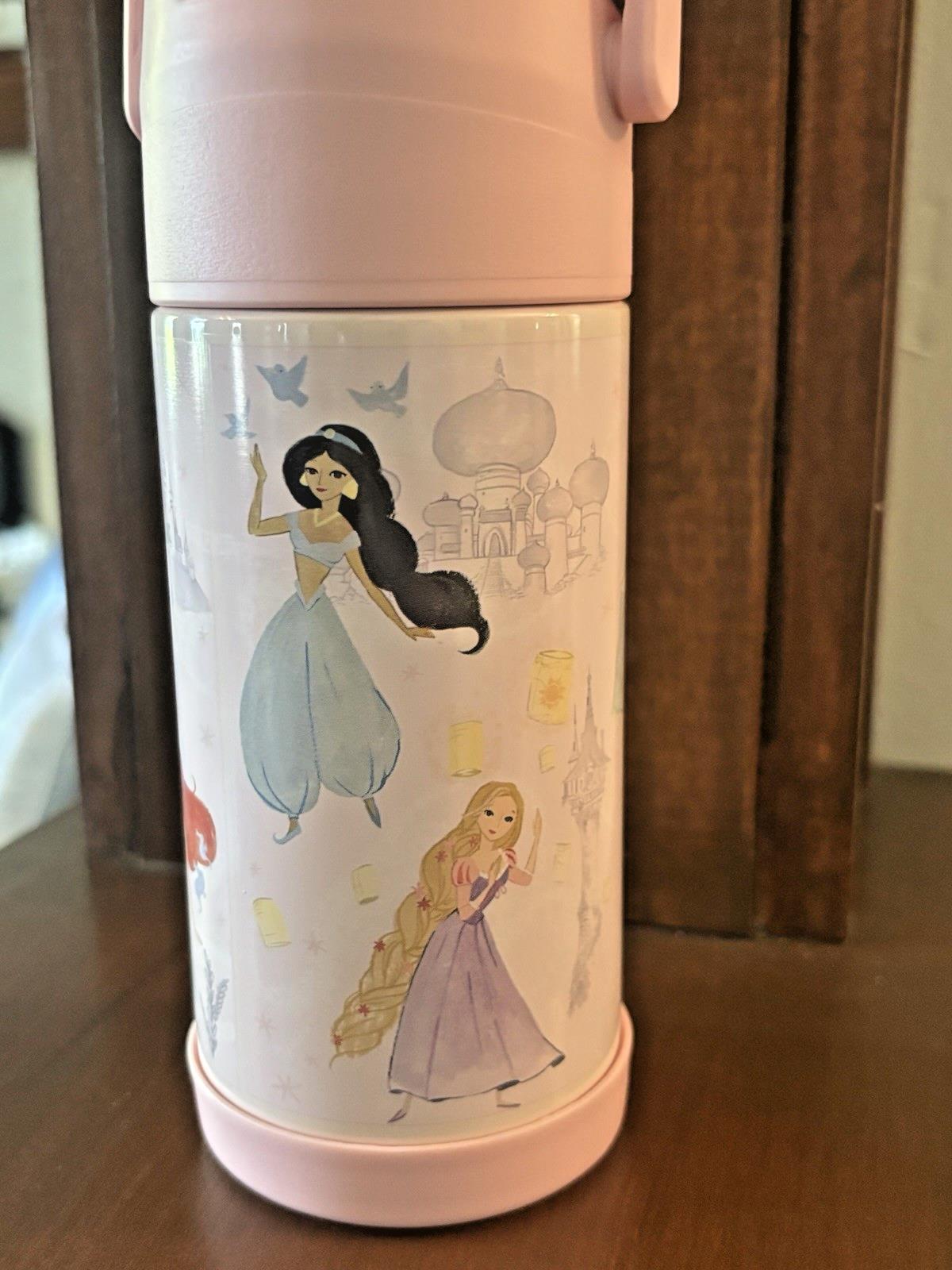 Pottery barn school princess Belle WATER Bottle Disney travel girl PINK pre k