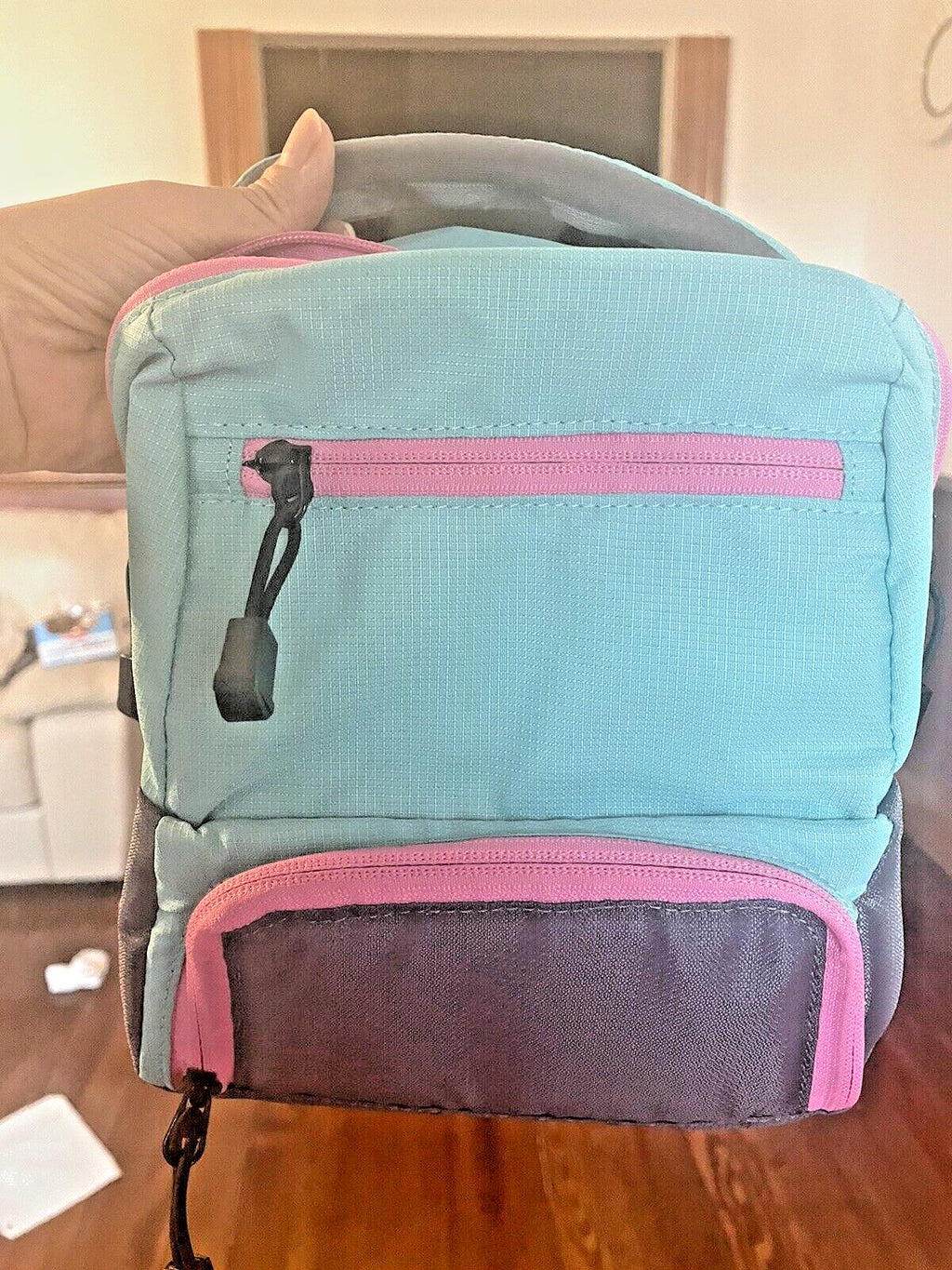Pottery Barn LUNCH BOX BAG School Disney rainbow Gift party sports pre k pink .