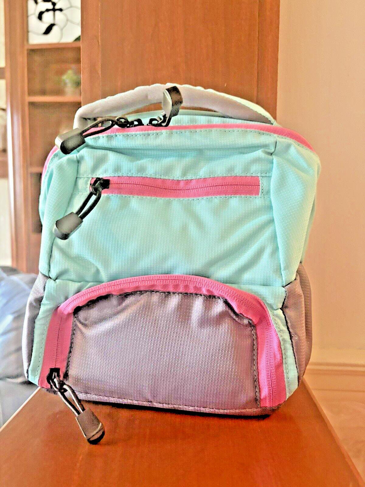 Pottery Barn LUNCH BOX BAG School Disney rainbow Gift party sports pre k pink .