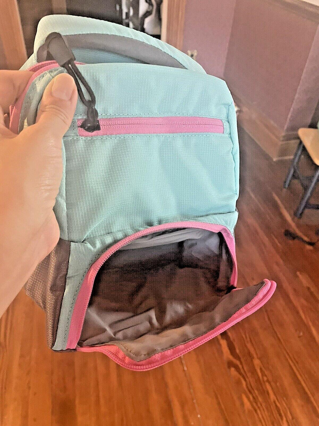 Pottery Barn LUNCH BOX BAG School Disney rainbow Gift party sports pre k pink .